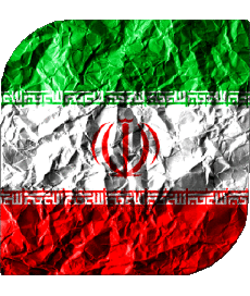 Bandiere Asia Iran Quadrato 