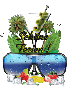 Messages German Schöne Ferien Transparent Background 20 