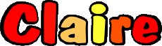 Nombre FEMENINO - Francia C Claire 