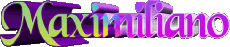 Nombre MASCULINO - España M Maximiliano 