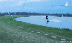 Humor -  Fun Sports Water skiing Wakeboard Gamelle Fail 