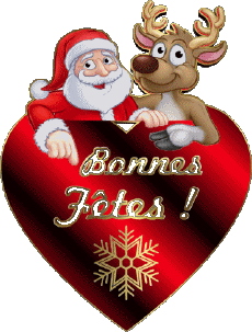 Mensajes Francés Bonnes Fêtes (Noël) Série 07 