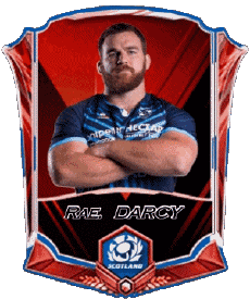 Sports Rugby - Players Scotland Team 2025 Rae. DARCY 