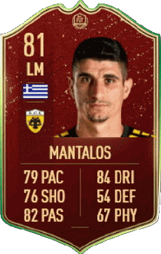 Multi Média Jeux Vidéo F I F A - Joueurs Cartes Grèce Petros Mantalos 