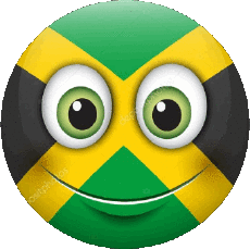 Drapeaux Amériques Jamaïque Rond 