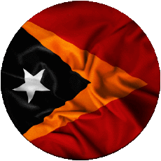 Bandiere Asia Timor Est Tondo 