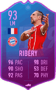 Multi Media Video Games F I F A - Card Players France Franck Ribéry 