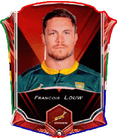 Sports Rugby - Joueurs Afrique du Sud Francois Louw 