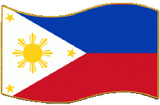Banderas Asia Filipinas Rectángulo 