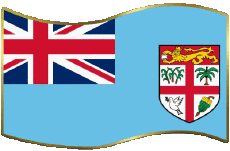 Bandiere Oceania Figi Rettangolo 