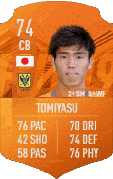 Multi Media Video Games F I F A - Card Players Japan Takehiro Tomiyasu 