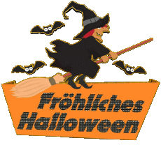 Mensajes Alemán Fröhliches Halloween 04 