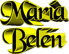 Nome FEMMINILE - Spagna M Composto María Belén 