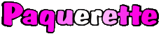 Vorname WEIBLICH - Frankreich P Paquerette 