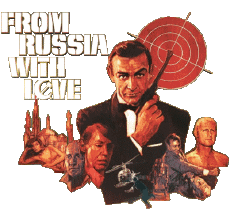 Multi Média Cinéma International James Bond 007 Bons Baisers de Russie Logo Anglais 