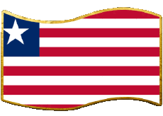Flags Africa Liberia Rectangle 