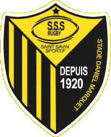 Sports Rugby Club France Logo Dept 38 Saint Savin Sportif 