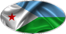 Flags Africa Djibouti Oval 01 