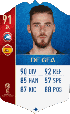 Multi Media Video Games F I F A - Card Players Spain David De Gea 