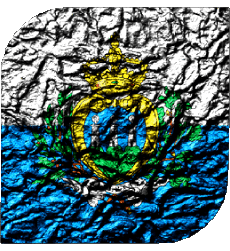 Flags Europe San Marino Square 