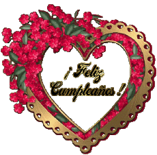Messages Spanish Feliz Cumpleaños Corazón 003 