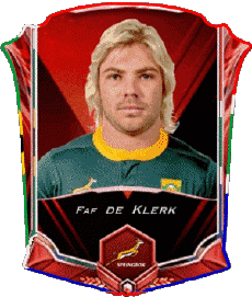 Deportes Rugby - Jugadores Africa del Sur Equipo 2022 Faf de Klerk 