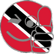 Banderas América Trinidad y Tobago Smiley - OK 