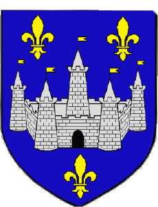 Fahnen Frankreich Abteilungen - Städte 02 CHATEAU THIERRY 