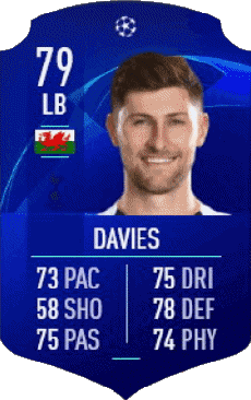 Multimedia Vídeo Juegos F I F A - Jugadores  cartas Gales Ben Davies 