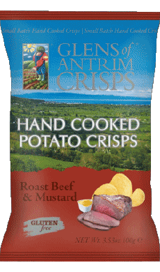 Food Snack - Chips - Crips U.K Glens of Antrim Crisps 