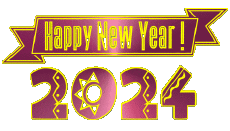 Messages Anglais Happy New Year 2024 02 