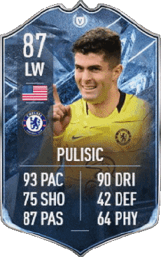 Multi Média Jeux Vidéo F I F A - Joueurs Cartes U S A Christian Pulisic 
