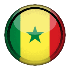 Flags Africa Senegal Round - Rings 