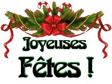 Mensajes Francés Joyeuses Fêtes (Noël) Serie 08 