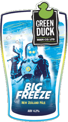 Big freeze-Getränke Bier UK Green Duck 