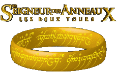 Multimedia Películas Internacional El Señor de los Anillos Las Do Torres Logotipo Francés 
