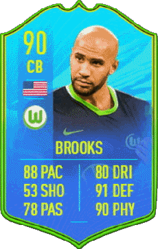 Multi Média Jeux Vidéo F I F A - Joueurs Cartes U S A John Brooks 