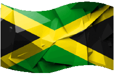 Drapeaux Amériques Jamaïque Rectangle 