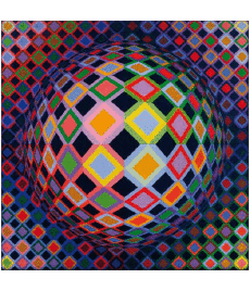 Humor -  Fun Artists Painter Victor Vasarely 