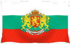 Banderas Europa Bulgaria Ondulación 