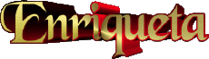 Vorname WEIBLICH - Spanien E Enriqueta 