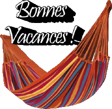 Mensajes Francés Bonnes Vacances Fondo transparente 32 