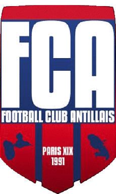 Sports FootBall Club France Logo Ile-de-France 75 - Paris F.C.A Paris 19ème 