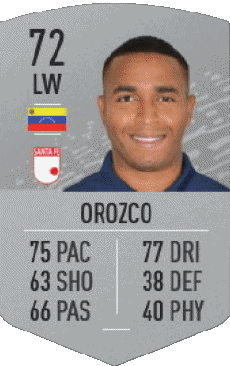 Multimedia Vídeo Juegos F I F A - Jugadores  cartas Venezuela Yohandry Orozco 