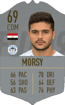 Multimedia Videospiele F I F A - Karten Spieler Ägypten Sam Morsy 