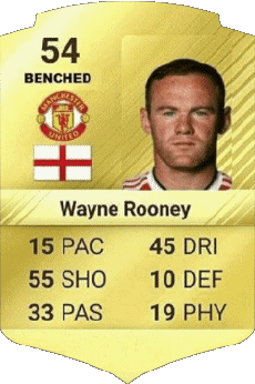 Multimedia Videospiele F I F A - Karten Spieler England Wayne Rooney 
