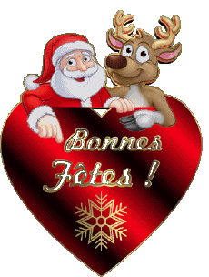 Mensajes Francés Bonnes Fêtes (Noël) Série 07 