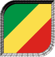 Drapeaux Afrique Congo Carré 