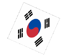 Flags Asia South Korea Sphere - Cube 