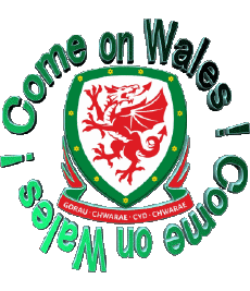 Mensajes Inglés Come on Wales Soccer 